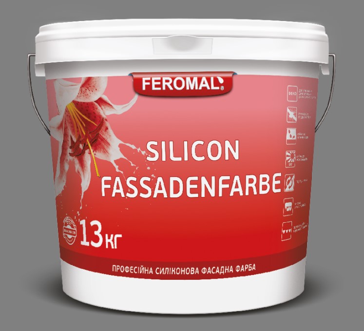 FEROMAL 80 SILІСON FASSADENFARBE База А Професійна силіконова фасадна фарба